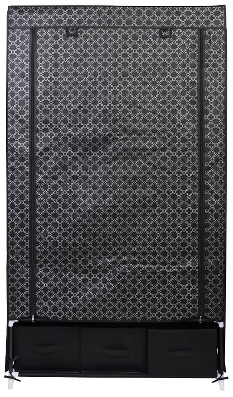 Saska Garden, szafa tekstylna, ornament, 88-50-160 cm