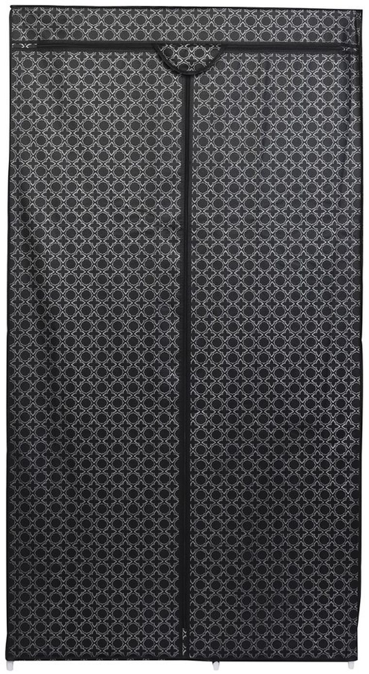 Saska Garden, szafa tekstylna, ornament, 90-45-170 cm