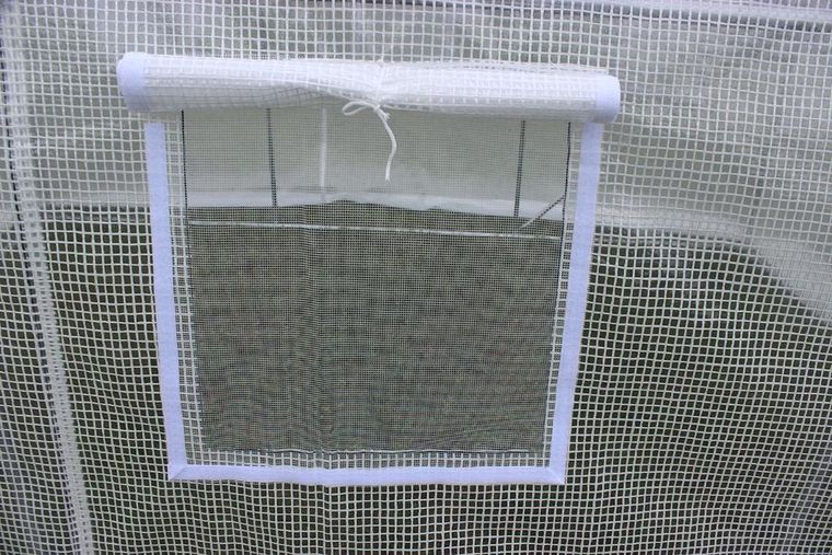 Saska Garden, tunel ogrodowy, biały, 200-300-200 cm