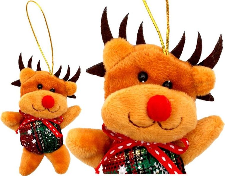 Saska Garden, zawieszka bombka świąteczna, renifer, 22 cm