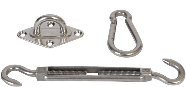 Saska Garden, zestaw montażowy do żagli przeciwsłonecznych