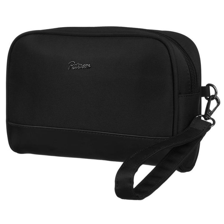 Saszetka do ręki, czarna, Peterson