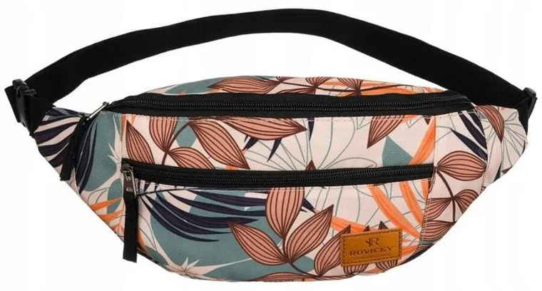 Saszetka na biodro, nerka, beżowa, Rovicky