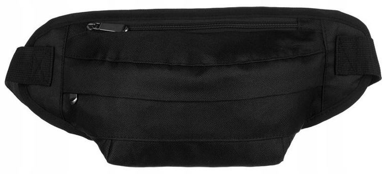 Saszetka na biodro, nerka, czarna