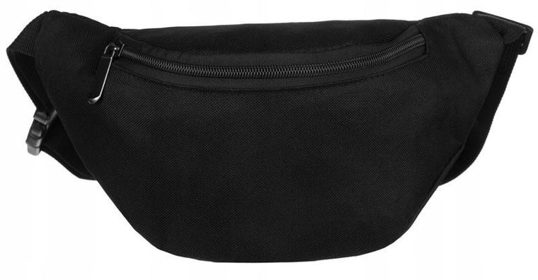 Saszetka na biodro, nerka, czarna