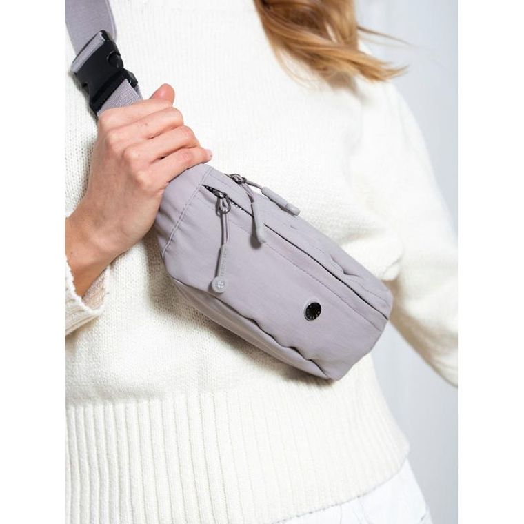 Saszetka na biodro, nerka, fioletowa, Peterson