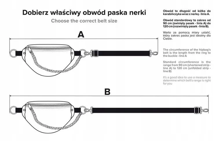 Saszetka na biodro, nerka, mix, Rovicky