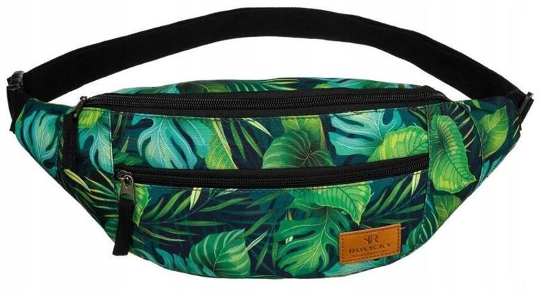 Saszetka na biodro, nerka, zielona, Rovicky