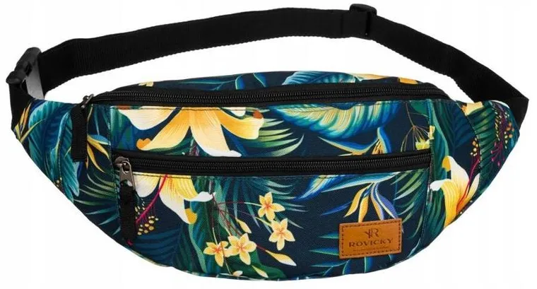 Saszetka na biodro, nerka, zielona, Rovicky