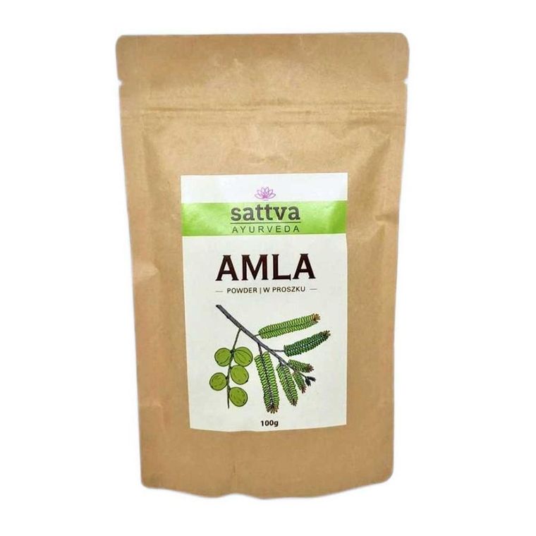 Sattva, Powder, zioła w proszku do włosów, Amla, 100g