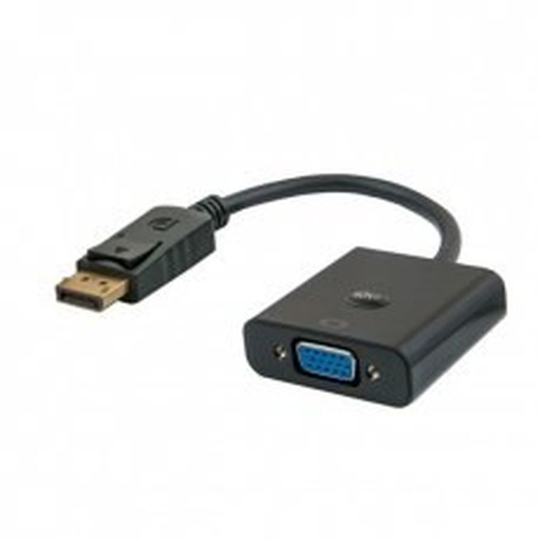 Savio, adapter, CL-90, DisplayPort M - D-Sub (VGA) F, 0,20m, czarny