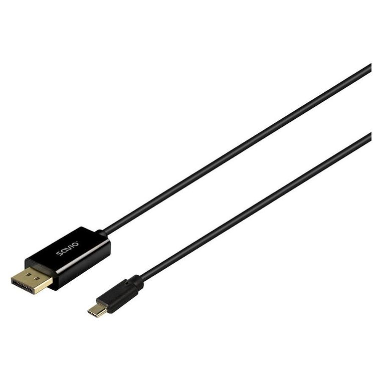 Savio, kabel USB-C, DP, 2m