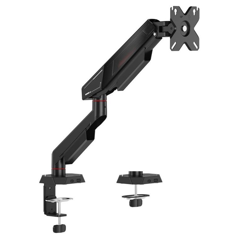 Savio, uchwyt biurkowy na monitor, 17"-40" 2-11 kg, na sprężynie, UM-05