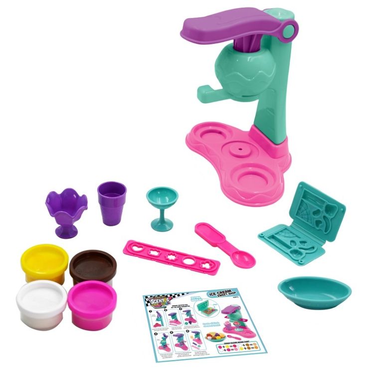 Scentos, Maszynka do lodów, zestaw z pachnącą ciastoliną