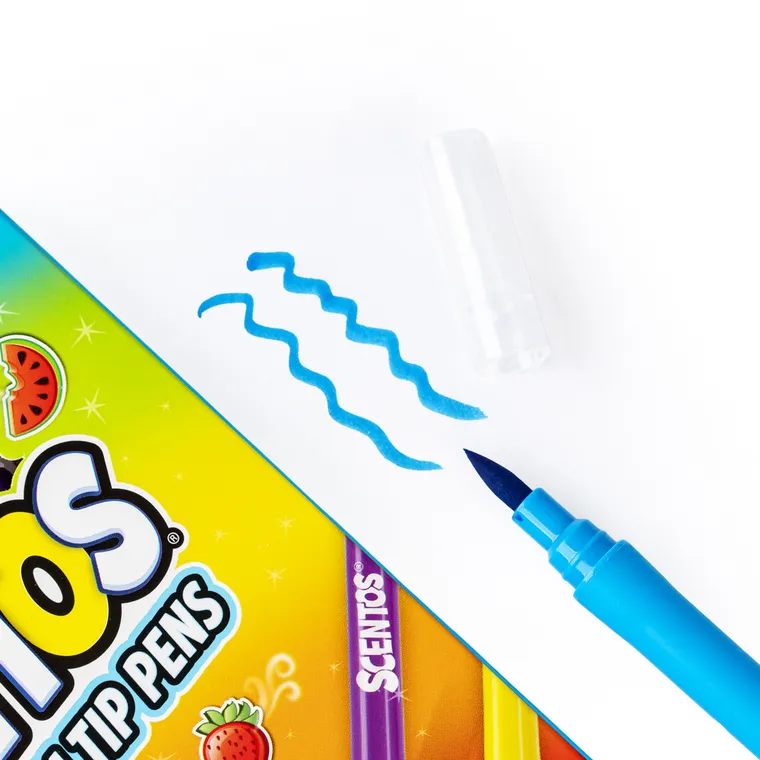 Scentos, pachnące flamastry- pędzelki, 10 kolorów