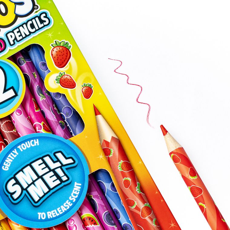 Scentos, pachnące kredki ołówkowe, 12 kolorów