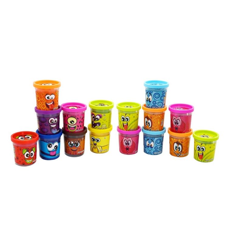 Scentos, pachnące masy plastyczne, 16 szt., zestaw z akcesoriami