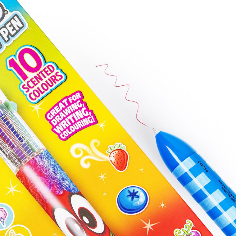 Scentos, Pachnący długopis żelowy, 10 kolorów