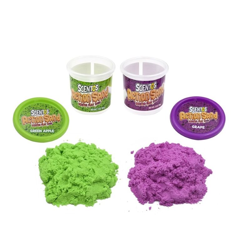 Scentos, pachnący piasek kinetyczny, 2 kolory