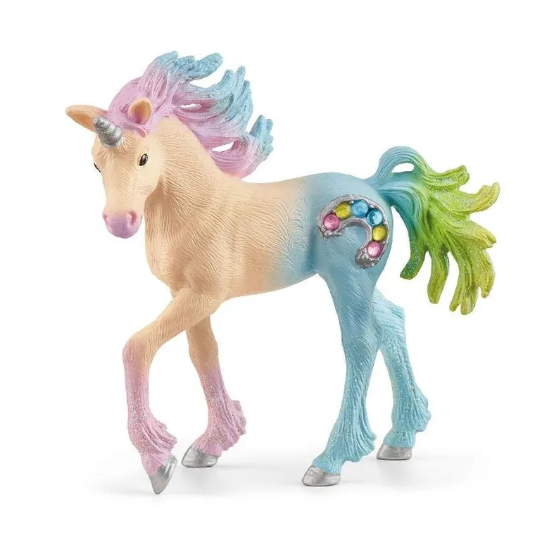 Schleich, Bayala, Jednorożec Marshmallow, źrebię, figurka, 70724