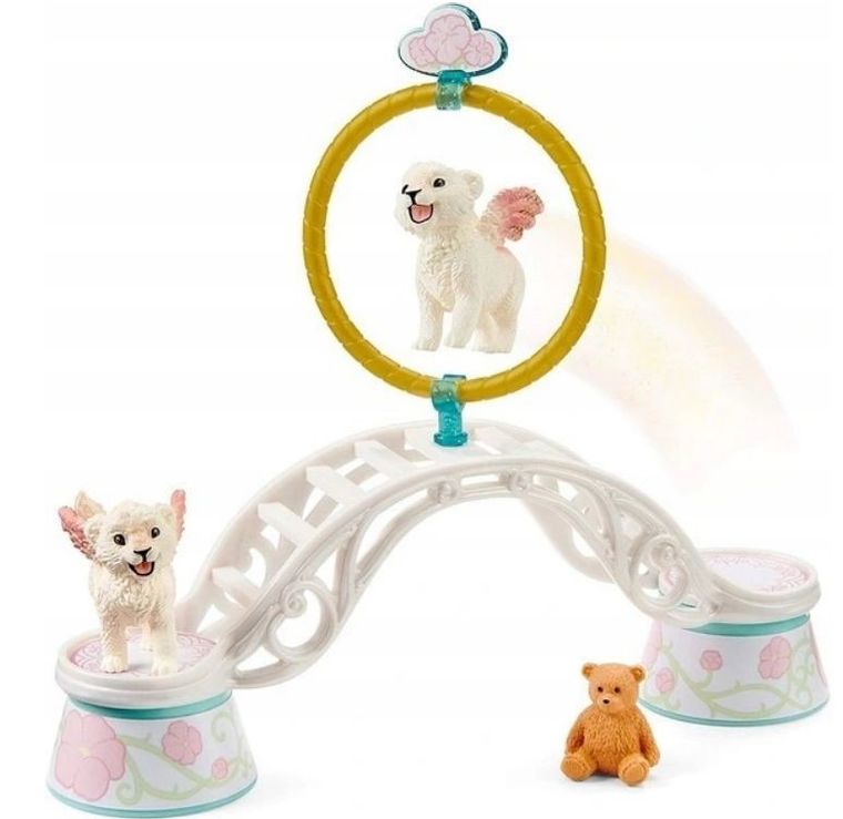 Schleich, Bayala, Trening skrzydlatych lwiątek, zestaw, 42524