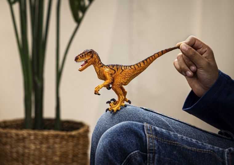 Schleich, Dinosaurs, Welociraptor, figurka, 15045