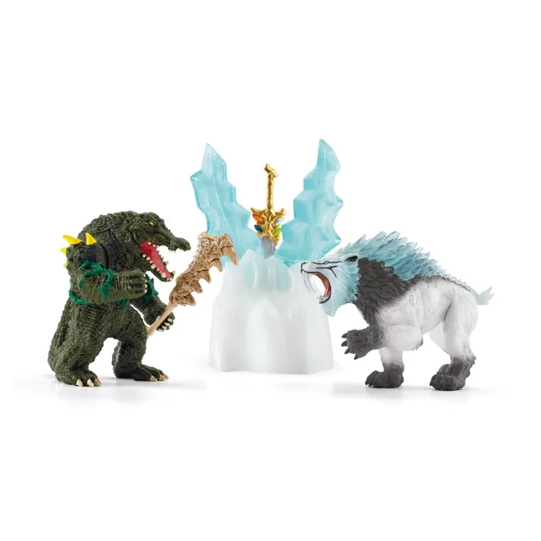 Schleich, Eldrador Creatures, Atak na lodową fortecę, zestaw, 42497