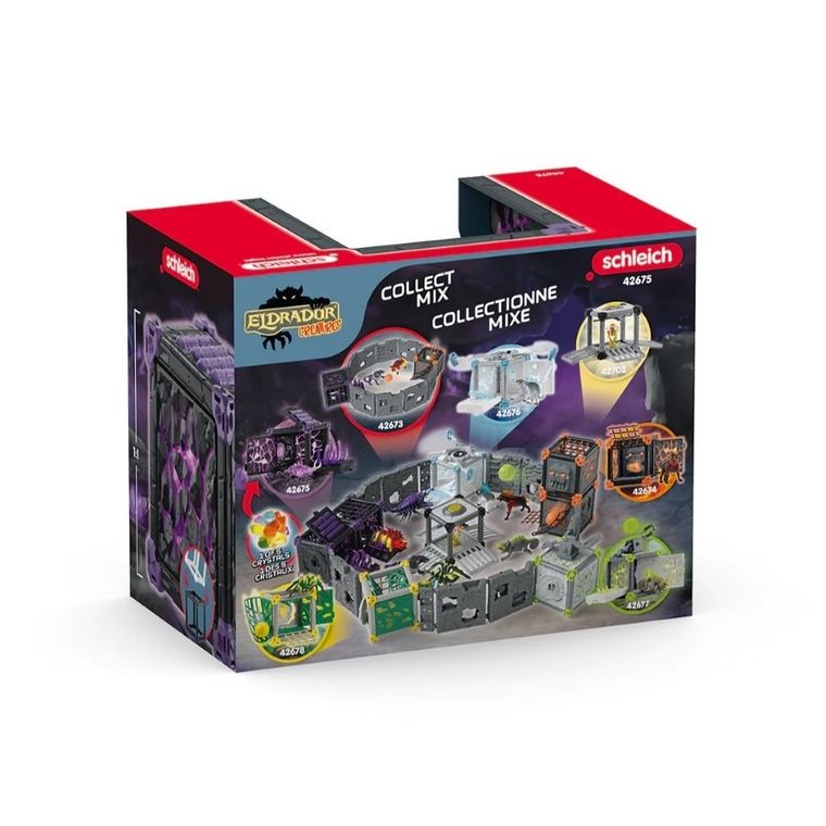 Schleich, Eldrador Creatures, Battle Cave i Robal z Cienia, zestaw, 42675