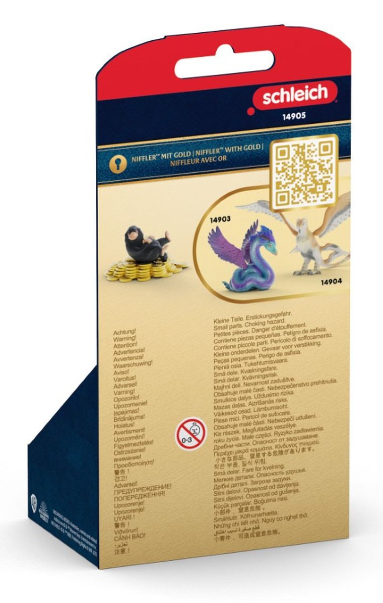 Schleich, Fantastyczne zwierzęta, Niuchacz ze złotem, figurka, 14905