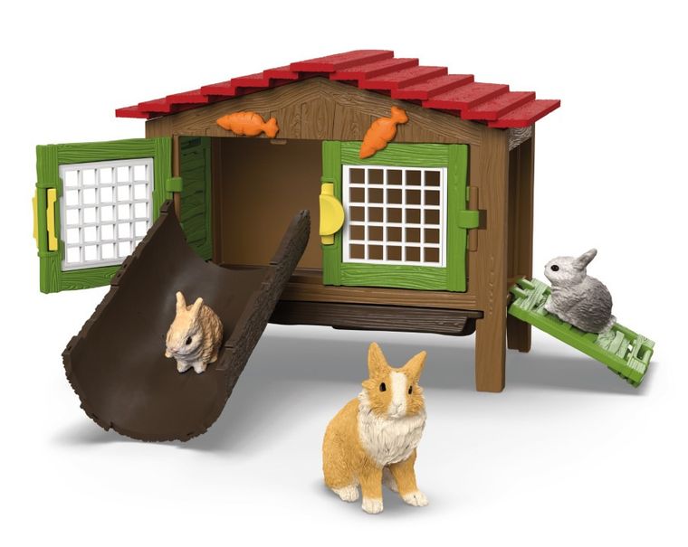 Schleich, Farm World, Klatka dla królików, zestaw, 42728