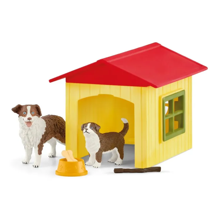 Schleich, Farm World, Przytulna buda dla psa, zestaw, 42573