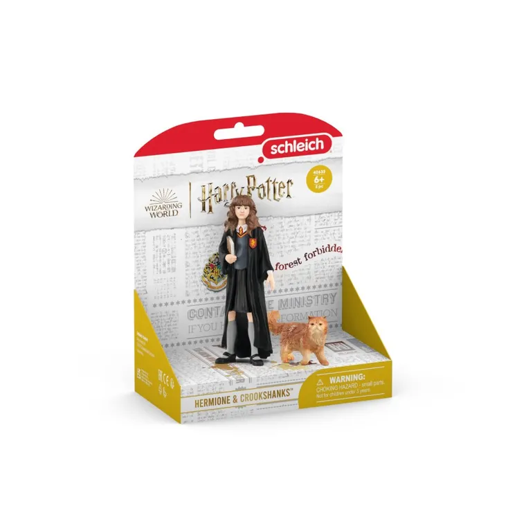 Schleich, Harry Potter, Hermiona Granger i Krzywołap, zestaw, 42635
