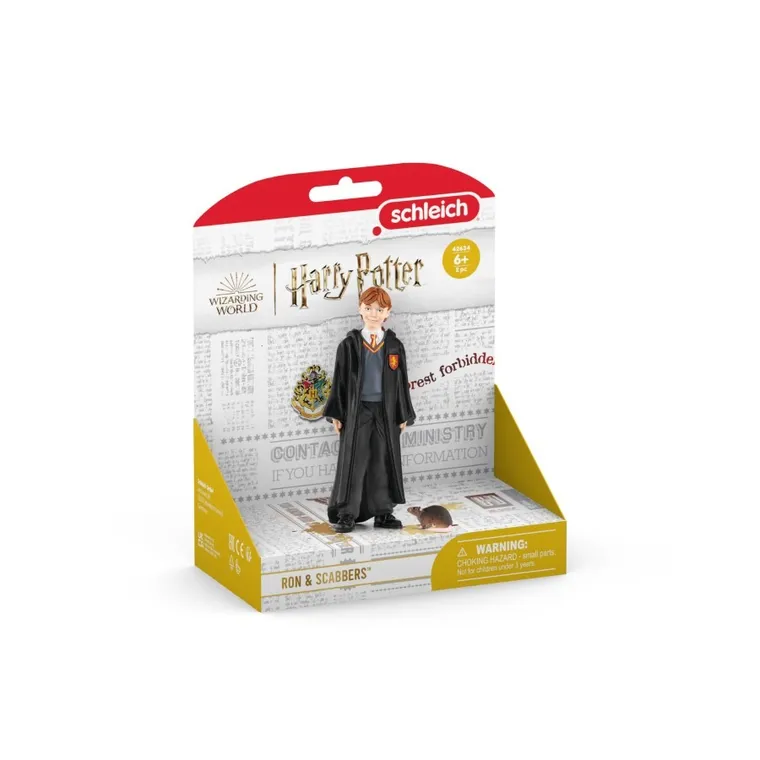 Schleich, Harry Potter, Ron Weasley i Parszywek, zestaw, 42634