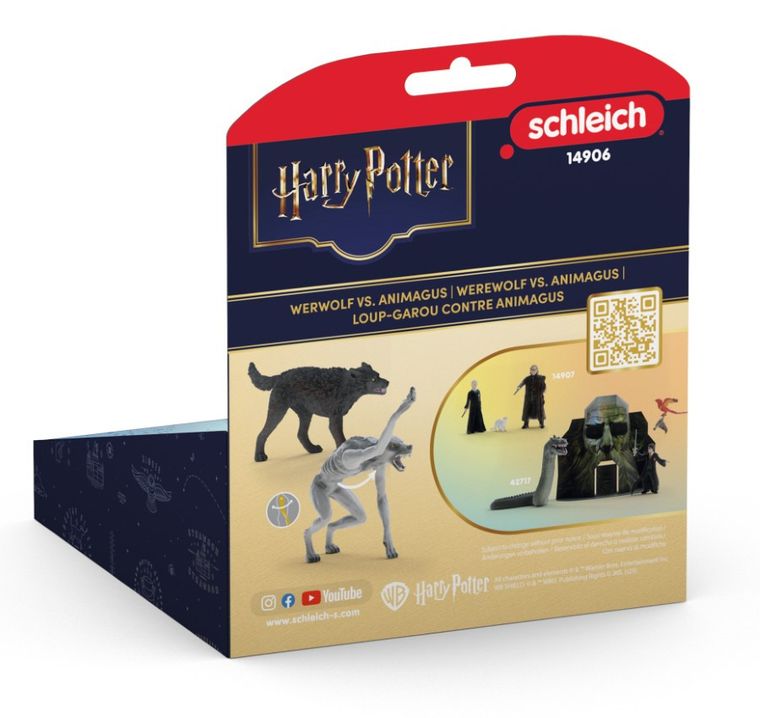 Schleich, Harry Potter, Wilkołak kontra Animag, zestaw figurek, 14906