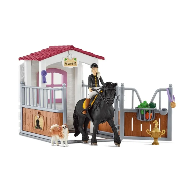 Schleich, Horse Club, Boks dla koni Tori & Princess, zestaw, 42437