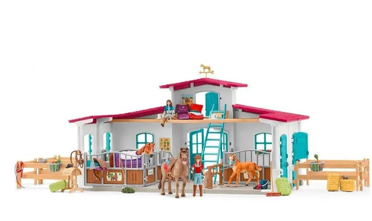 Schleich, Horse Club, Centrum jeździeckie Lakeside, zestaw, 42567
