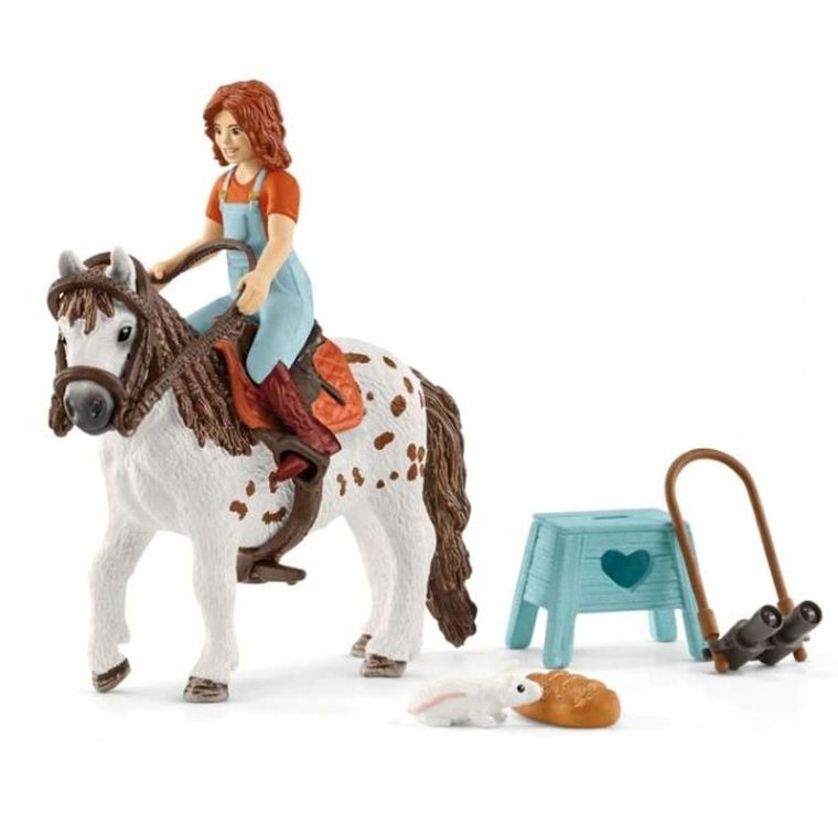 Schleich, Horse Club, Mia i Spotty, zestaw, 42518