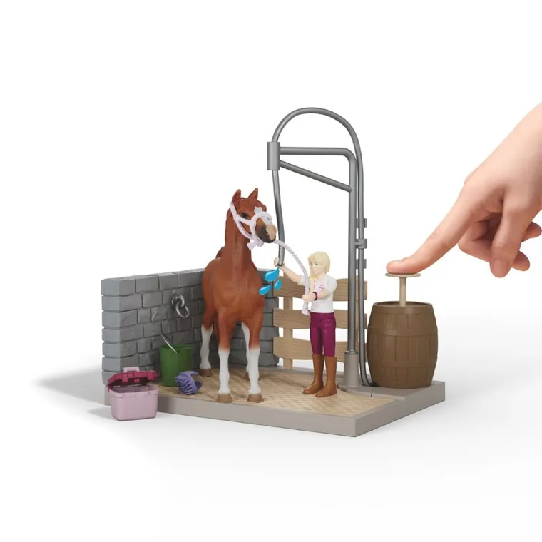 Schleich, Horse Club, Myjnia dla koni Sofii, zestaw, 42792