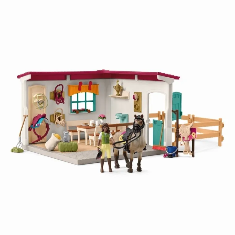 Schleich, Horse Club, Pomieszczenie dla stajennego, zestaw, 42591