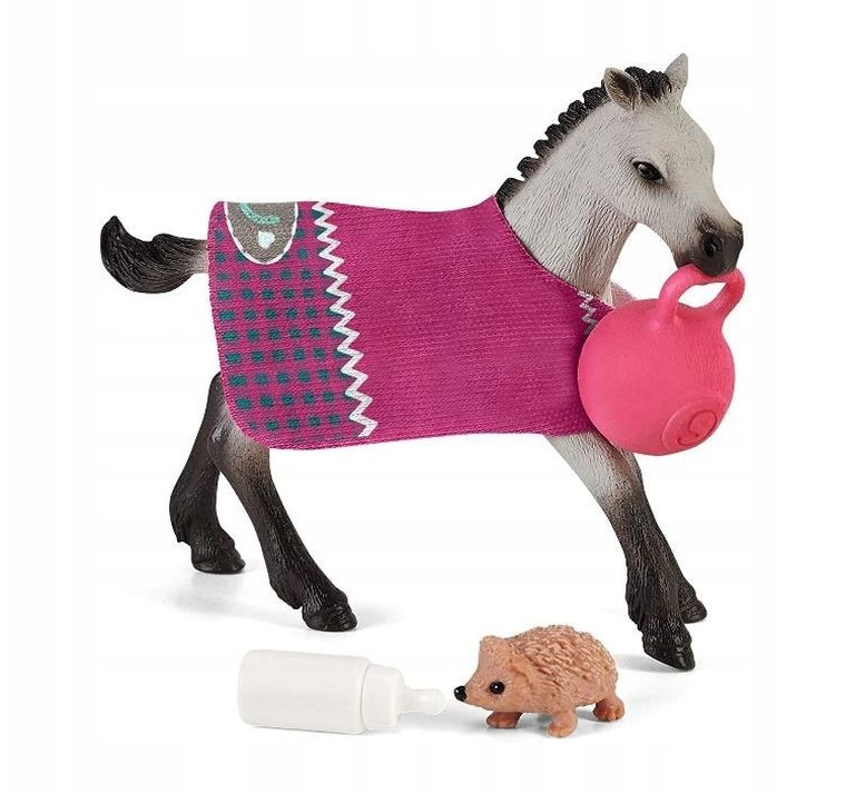 Schleich, Horse Club, Przyjemność zabawy ze źrebakami, zestaw, 42534