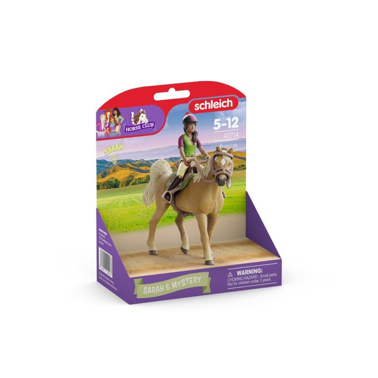 Schleich, Horse Club, Sarah i Mystery, Klacz czystej krwi arabskiej, zestaw, 42714