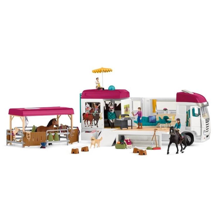 Schleich, Horse Club, Transporter dla koni, zestaw, 42619