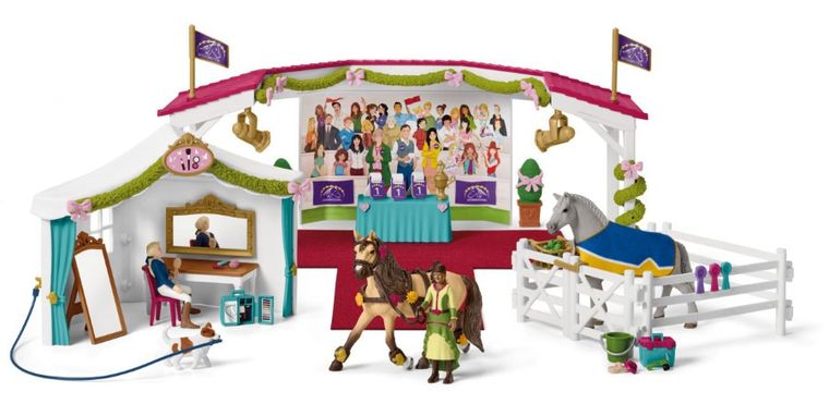 Schleich, Horse Club, Wielki pokaz koni, zestaw, 42466