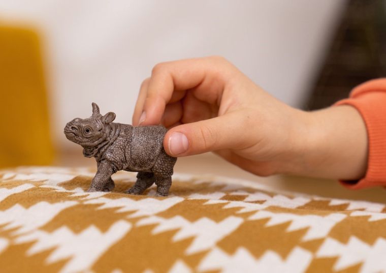 Schleich, Wild Life, Młody Nosorożec Indyjski, figurka, 14860