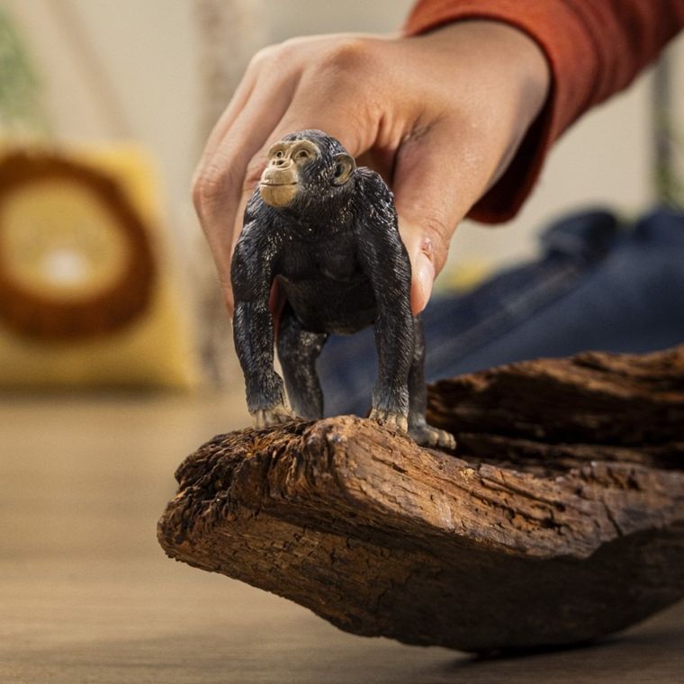 Schleich, Wild Life, Szympans, figurka, 14883