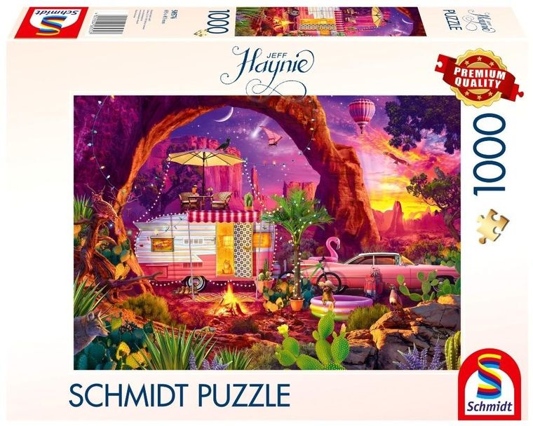 Schmidt, Jeff Haynie, Przystanek na pustyni, puzzle, 1000 elementów