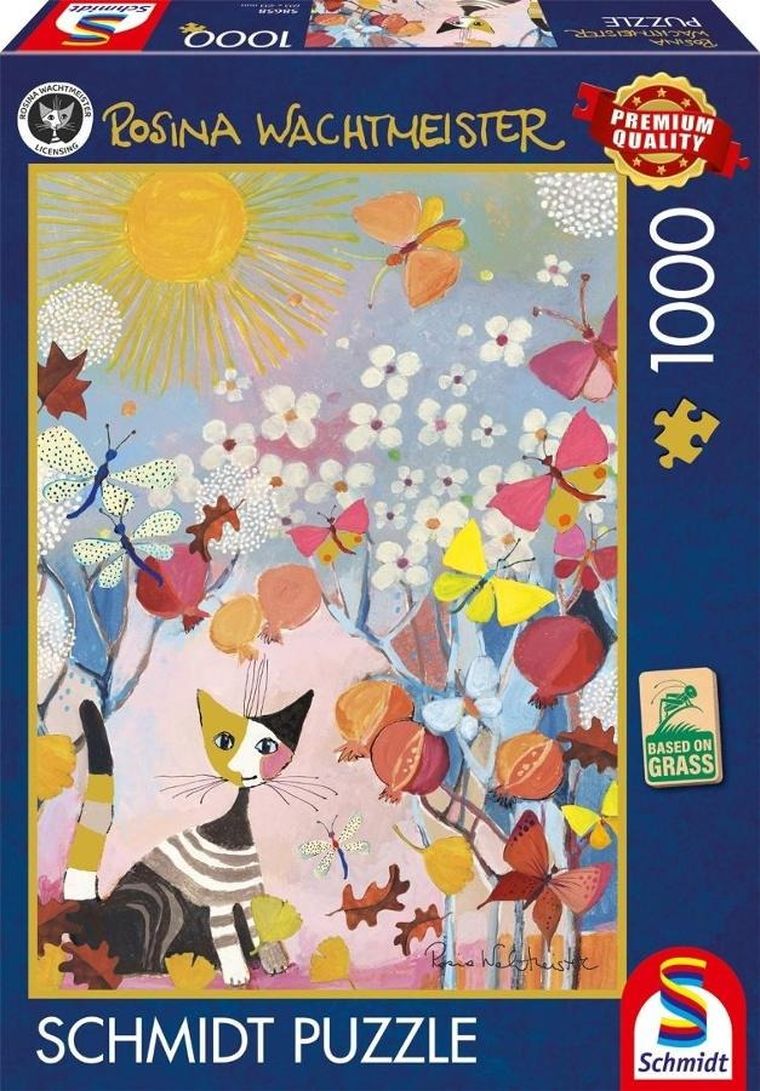 Schmidt, Rosina Wachtmeister, Kotek w paski, puzzle, 1000 elementów