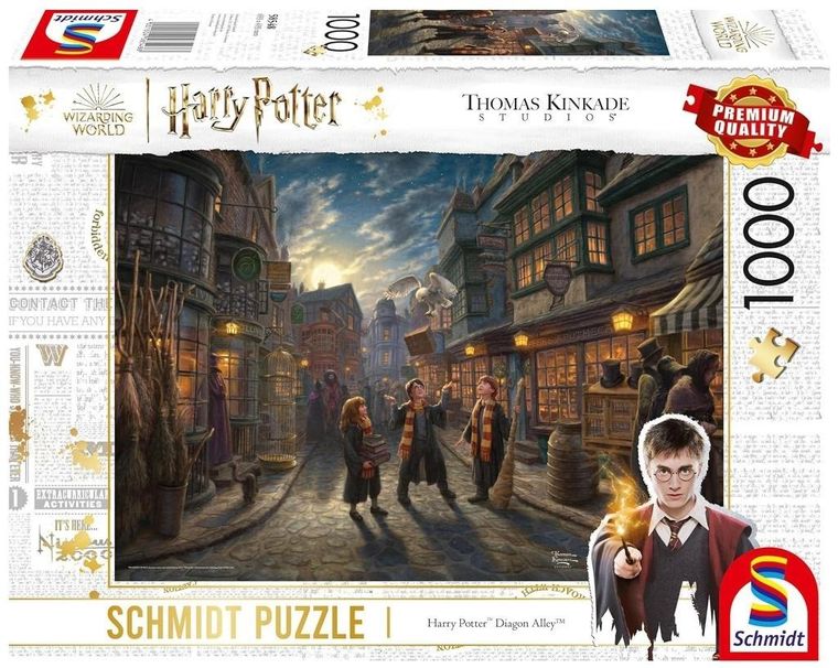 Schmidt, Thomas Kinkade, Harry Potter, Ulica, puzzle, 1000 elementów