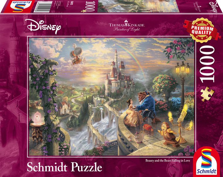 Schmidt, Thomas Kinkade: Piękna i bestia, puzzle, 1000 elementów