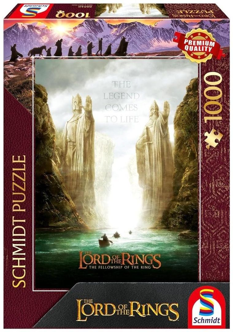 Schmidt, Władca Pierścieni: Drużyna pierś, puzzle, 1000 elementów